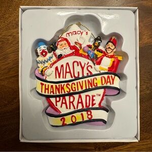Kurt Adler Macy's Parade Ornament with Red and Yellow Accents